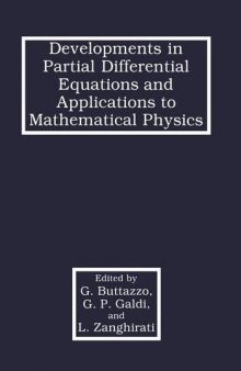 Developments in partial differential equations and applications