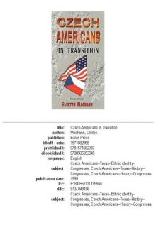 Czech-Americans in transition