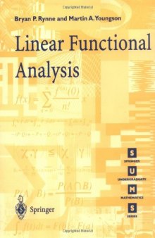Linear Functional Analysis (Springer Undergraduate Mathematics Series) 2000