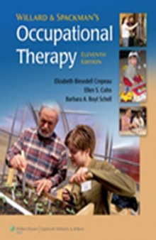 Willard and Spackman's Occupational Therapy, 11th Edition