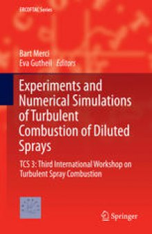 Experiments and Numerical Simulations of Turbulent Combustion of Diluted Sprays: TCS 3: Third International Workshop on Turbulent Spray Combustion