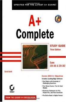 A+ Complete Study Guide, Third Edition (220-301 and 220-302)