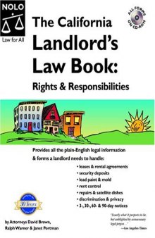 The California Landlord's Law Book: Rights and Responsibilities(11th Edition)