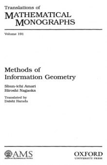 Methods of Information Geometry (Translations of Mathematical Monographs)