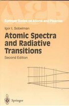 Atomic spectra and radiative transitions