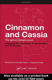 Cinnamon and Cassia: The Genus Cinnamomum 