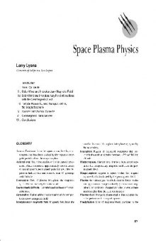 Encyclopedia of Physical Science and Technology - Plasma Physics