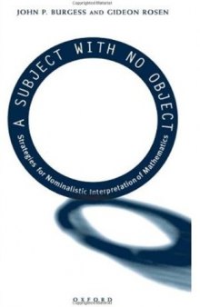 A subject with no object: Strategies for nominalistic interpretation of mathematics