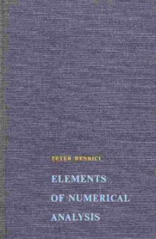 Elements of Numerical Analysis