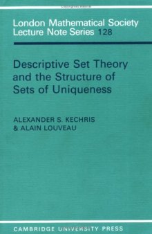 Descriptive set theory and the structure of sets of uniqueness