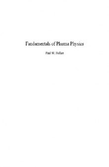 Fundamentals Of Plasma Physics