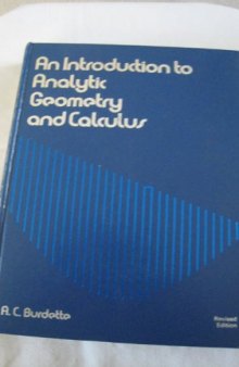 An Introduction to Analytic Geometry and Calculus