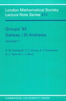 Groups '93 Galway and St Andrews.