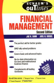 Schaum s Outline to Financial Management