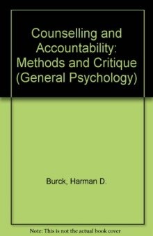Counseling and Accountability. Methods and Critique