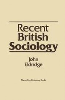 Recent British Sociology