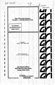 Deep Drilling Basic Research Vol 4 [system descriptions]