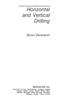 Horizontal and Vertical Drilling