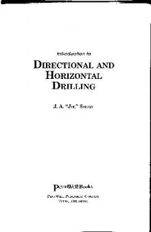 Introduction to Directional and Horizontal Drilling