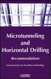 Microtunneling and horizontal drilling: French national project "microtunnels" recommendations