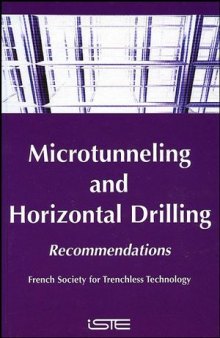 Microtunneling and Horizontal Drilling: French National Project “Microtunnels” Recommendations