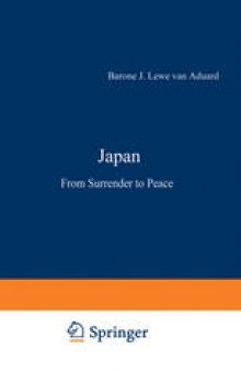 Japan: From Surrender to Peace