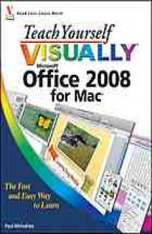 Teach yourself visually Microsoft Office 2008 for Mac