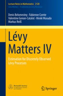 Lévy Matters IV: Estimation for Discretely Observed Lévy Processes