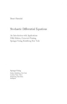 Stochastic Differential Equations: An Introduction with Applications