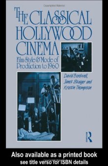 The Classical Hollywood Cinema  
