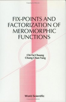 Fix Points and Factorization of Meromorphic Functions