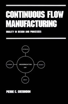 Continuous flow manufacturing : quality in design and processes
