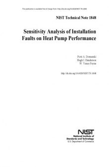 Sensitivity Analysis of Installation Faults on Heat Pump Performance