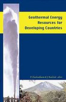 Geothermal energy resources for developing countries