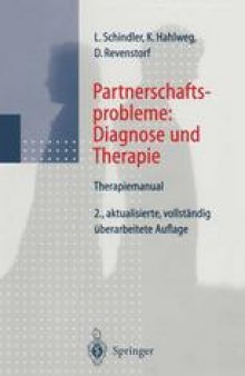 Partnerschaftsprobleme: Diagnose und Therapie: Therapiemanual