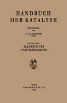 Allgemeines und Gaskatalyse