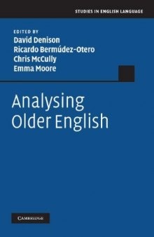 Analysing Older English