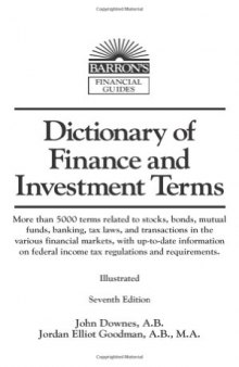 Dictionary of Finance and Investment Terms