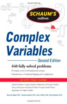 Schaum's outlines: Complex variables