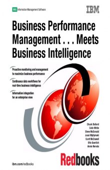 Business Performance Management . . . Meets Business Intelligence
