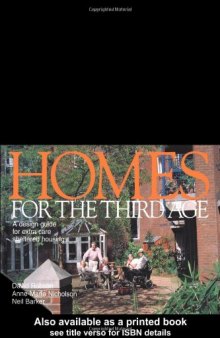 Homes for the Third Age: A Design Guide For Extra Care Sheltered Housing