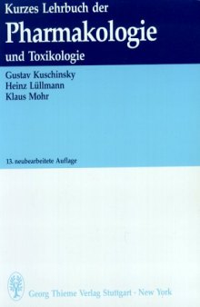 Kurzes Lehrbuch der Pharmakologie und Toxikologie