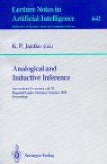 Analogical and Inductive Inference: International Workshop AII '92 Dagstuhl Castle, Germany, October 5–9, 1992 Proceedings