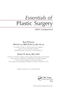 Essentials of Plastic Surgery : Q&A Companion