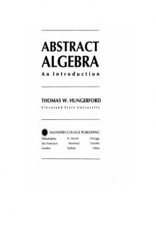 Abstract algebra : an introduction