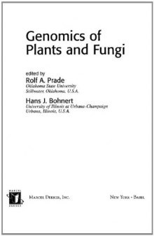 Genomics of Plants and Fungi (Mycology)