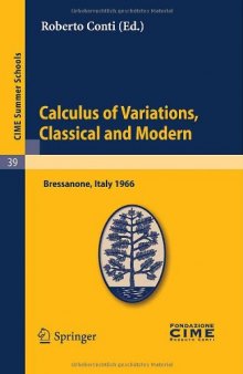 Calculus of variations, classical and modern