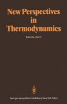 New Perspectives in Thermodynamics