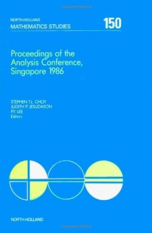 Analysis: Conference Proceedings