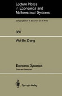 Economic Dynamics: Growth and Development